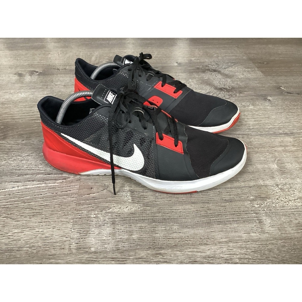 Nike FS Lite Trainer 3 Shoes Black Red Mens Size 11.5 807113-002 Sneakers
